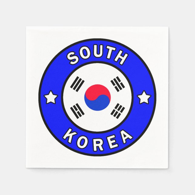 Guardanapo De Papel Coreia do Sul (Frente)