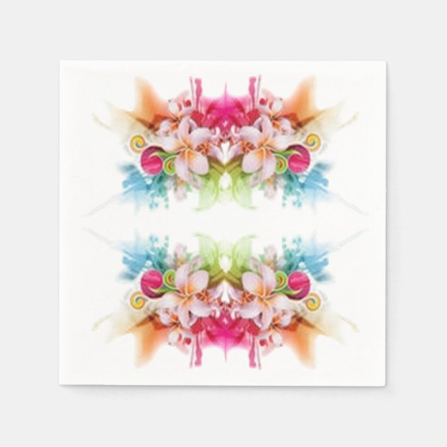 Guardanapo De Papel Cores de estilos clássicos (Frente)