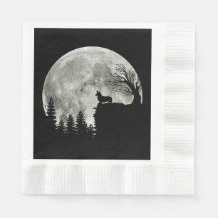 Guardanapo De Papel Corgi Sobre Presentes De Halloween No Sangue Da Mo
