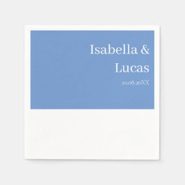 Guardanapo De Papel Cornflower Blue Wedding