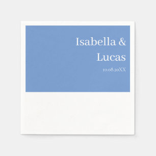 Guardanapo De Papel Cornflower Blue Wedding