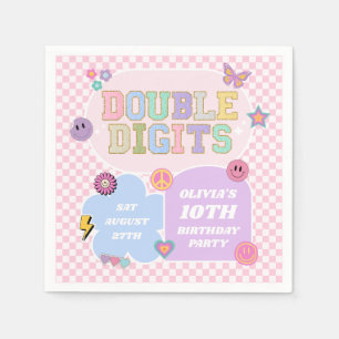 Guardanapo De Papel Correção de pré-disquete de dois dígitos 10ª Festa