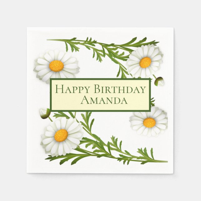 Guardanapo De Papel Cortes Elegantes de Visitas (Frente)