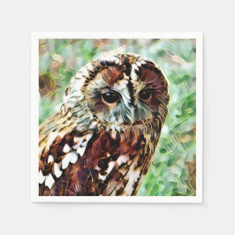 GUARDANAPO DE PAPEL CORUJA