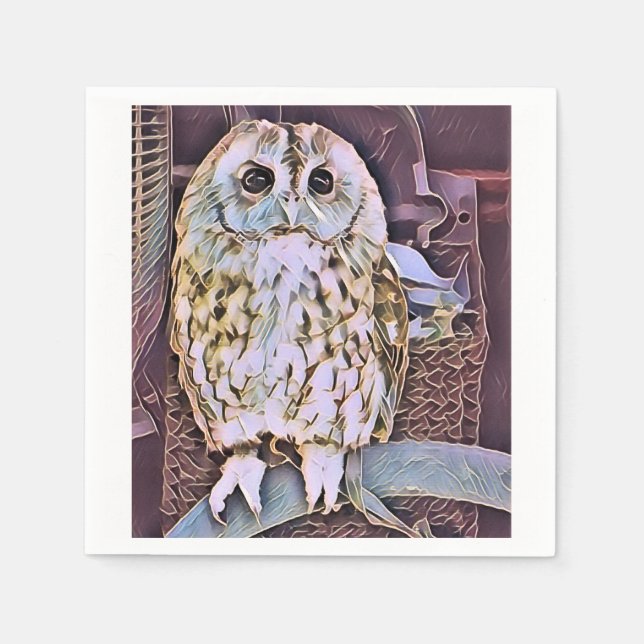 GUARDANAPO DE PAPEL CORUJA (Frente)