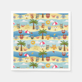 Guardanapo De Papel corujas de verão
