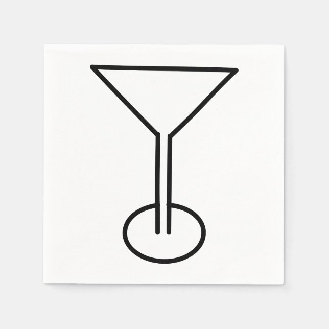 Guardanapo De Papel Cosmo Glass Napkin (Frente)