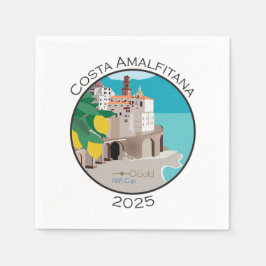 Guardanapo De Papel Costa Amalfitana Cocktail Napkin A