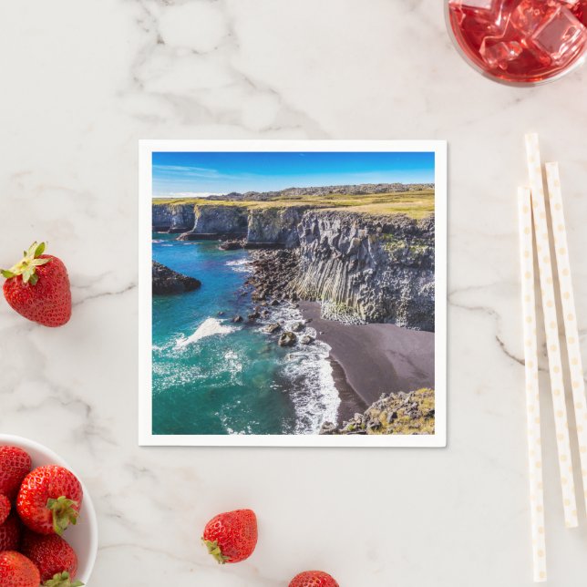 Guardanapo De Papel Costa Hellnahraun, Islândia (Insitu)