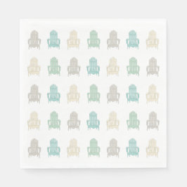 Guardanapo De Papel Costeira Adirondack Chairs Lake House Beach House