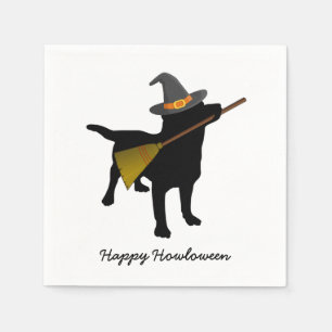 Guardanapo De Papel Costume preto engraçado do chapéu da bruxa do Di