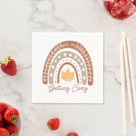 Guardanapo De Papel Cota de outono de Boho