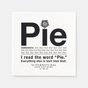 Guardanapo De Papel Cota "Pie" sobrenatural