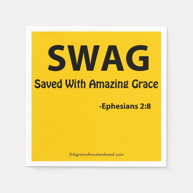 Guardanapo De Papel Cotações bíblias (Frente)