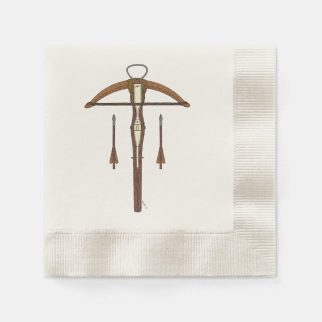 Guardanapo De Papel Cotovelo medieval com parafusos (Frente)