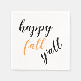 Guardanapo De Papel Country Happy Fall Y Festivo Trendy dizendo