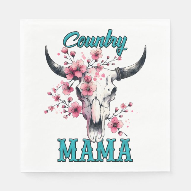 Guardanapo De Papel Country Mama (Frente)