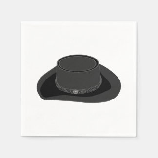 Guardanapo De Papel Country Western Flat Brim Felt Hat