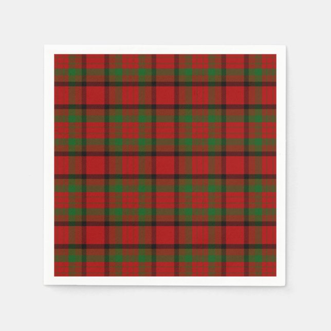 Guardanapo De Papel County Tipperary Irish Tartan (Frente)