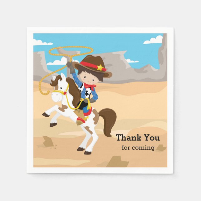 Guardanapo De Papel Cowboy (Frente)