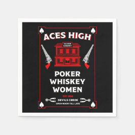 Guardanapo De Papel Cowboy American Frontier Saloon