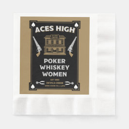 Guardanapo De Papel Cowboy American Frontier Saloon