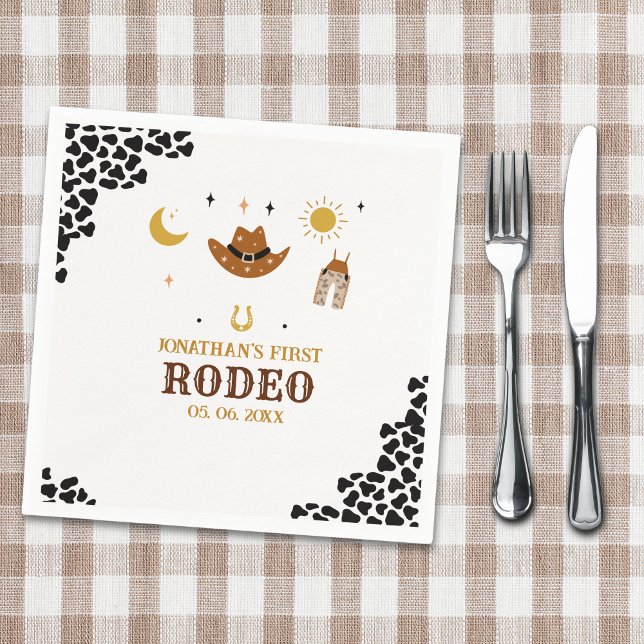 Guardanapo De Papel Cowboy Birthday Boy (Criador carregado)