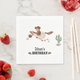 Guardanapo De Papel Cowboy Birthday Rodeo