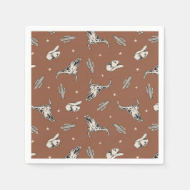 Guardanapo De Papel Cowboy Party Napkins | Partido Ocidental Napkins