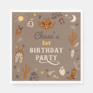 Guardanapo De Papel Cowboy Party Napkins Partido Ocidental Napkins