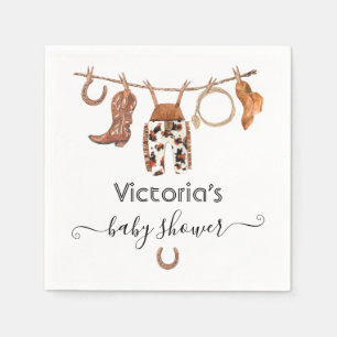 Guardanapo De Papel Cowboy Western Clothesline
