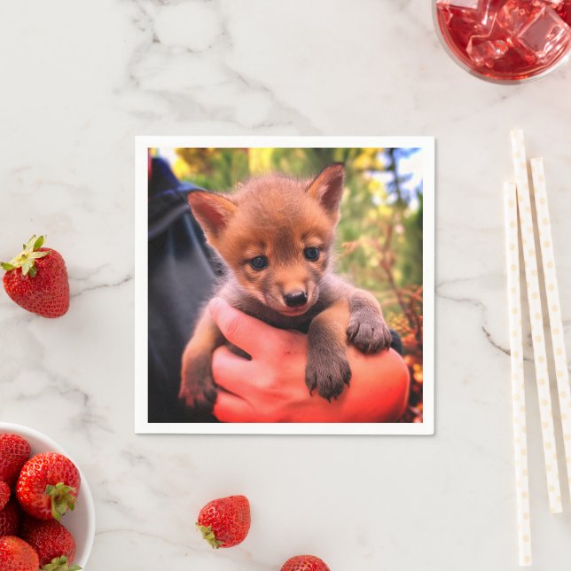 Guardanapo De Papel Coyote Cub (Insitu)