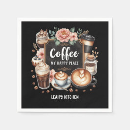 Guardanapo De Papel ☕ Cozinha de Coffeecore Personalizada Café Café Ca
