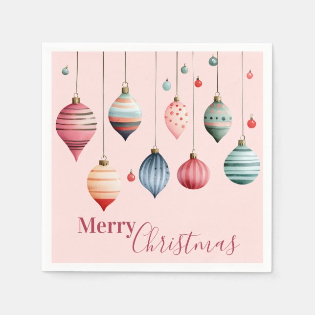 Guardanapo De Papel Cozinha de Enfeites de natal Vitoriana (Frente)