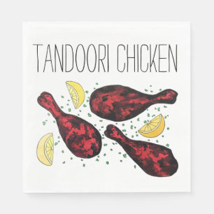 Guardanapo De Papel Cozinhar Tandoori Tandoori Comida indiana