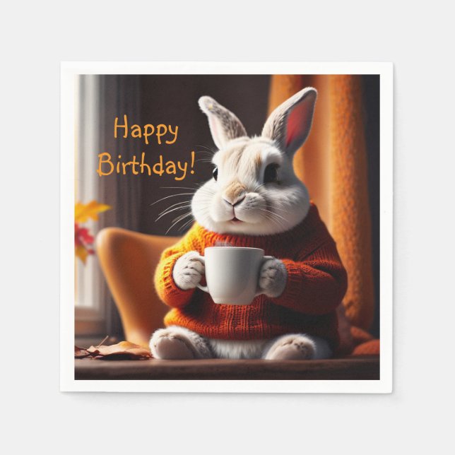 Guardanapo De Papel Cozy Bunny (Frente)