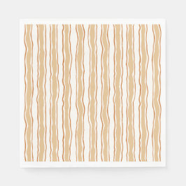 Guardanapo De Papel Cozy Fall Baby Shower | Neutral Cream & orange