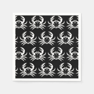 Guardanapo De Papel Crab White