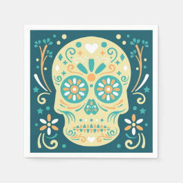 Guardanapo De Papel Crânio