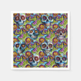 Guardanapo De Papel Crânio