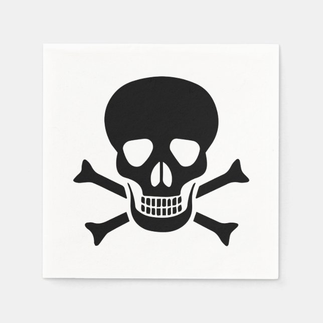 Guardanapo De Papel Crânio humano (Frente)