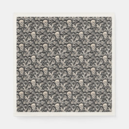 Guardanapo De Papel Crânios e vinha