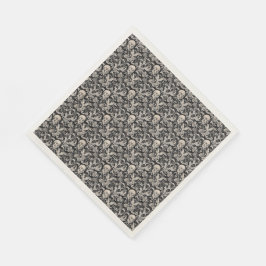 Guardanapo De Papel Crânios e vinha