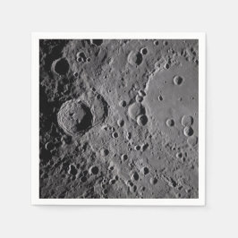 Guardanapo De Papel Crateras Lunares Artemis II