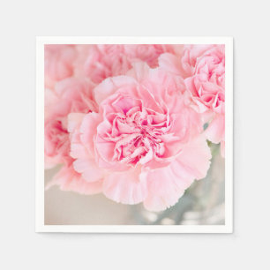 Guardanapo De Papel Cravos Rosa