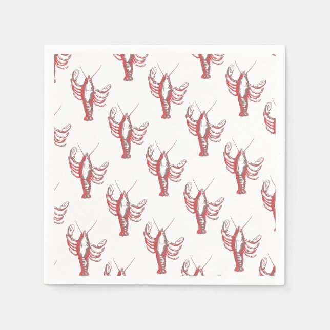 Guardanapo De Papel Crayfish (Frente)