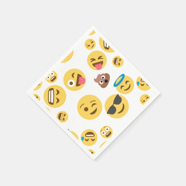 Guardanapo De Papel Crazy Emojis (Canto)