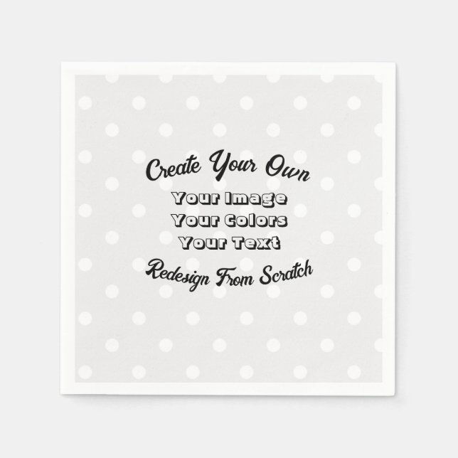 Guardanapo De Papel Create Your Own (Frente)