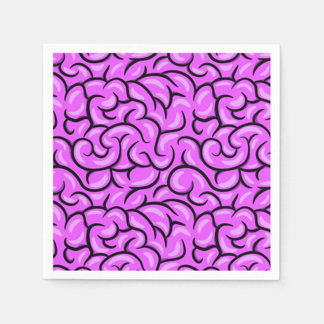 Guardanapo De Papel Creepy Brain (Frente)