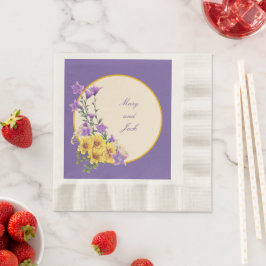 Guardanapo De Papel Creme de Coleção de Jardim primavera